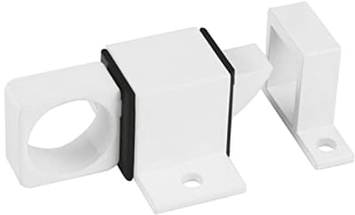Raamgrendel Aluminium - Horziontale en Verticale Sluiting - 22 x 40 mm - Inclusief Schroeven