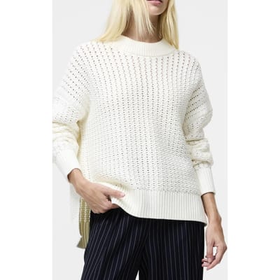 French Connection Varli Mock Neck Jumper Arctic White Maat: M | Longsleeves Outlet | Dames | Wit