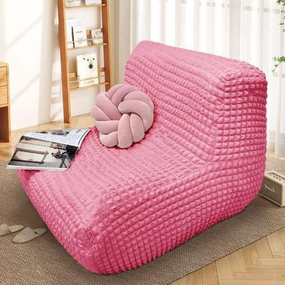 Nordische Tatami Enkele Bankhoes Fauteuil Stofhoes Seersucker Volledig Universele Ligstoel Stoelhoes voor Thuis 1pc 90-110cm