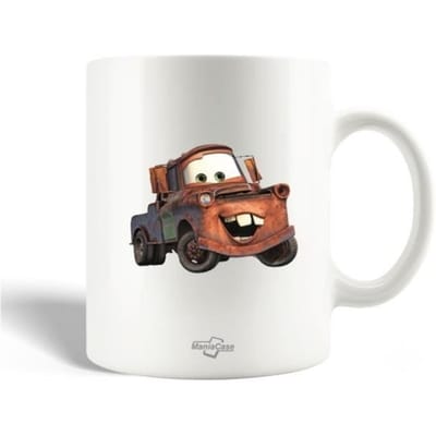 Mug en Céramique - Mater - Voiture Jeux Vidéo - 30cl - Compatible Lave-Vaisselle - Enfant