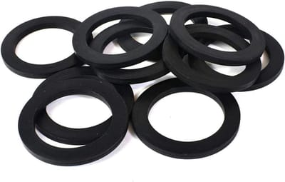 Afdichtingsset Sifon - Rubberen O-ringen - Lekkages Verhelpen - Universeel Inzetbaar - 10 stuks - Zwart
