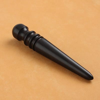 Bâton de meulage rond pour machine à polir, outils pour bordures artisanales, cuir, bricolage, polissage des bords du cuir black