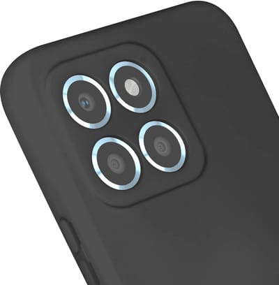 Jaym, Hoesje geschikt voor Honor X6 / X8 5G / 70 Lite - Siliconen met Microvezel, Zwart