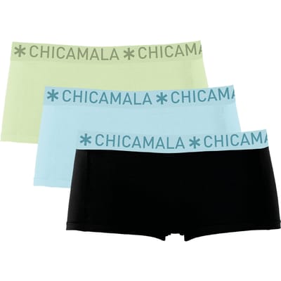 Chicamala Dames Boxershorts – 3 Pack – Ondergoed – Kleding – 95% Katoen – Normale Lengte – Dameskleding – Onderbroeken Dames