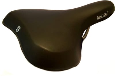 Selle Comfort Comfortabel fietszadel - Smart Foam technologie - Ergonomisch ontwerp - Zwart - Zonder strop