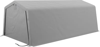Killogood Autostal tent afm. 6.2L x 3.3l x 2.4H m robuust gegalvaniseerd staal HDPE 150 g/m² waterdicht anti-UV