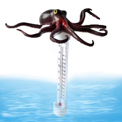 Watertemperatuurmeter - Zwembad Accessoire - Temperatuur Bewaken - Dieren Design - 20 cm - Octopus