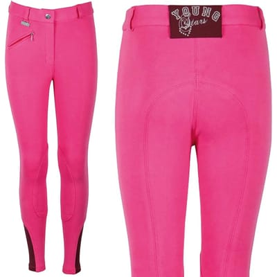 Harry's Horse - Rijbroek Youngrider - Fuchsia - Maat 128