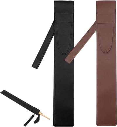 Draagbare Drumstick Tas met Afneembare Polsband - Opbergoplossing voor Drummers en Percussionisten in 2 Kleuren, Geschikt voor Mallets en Borstels