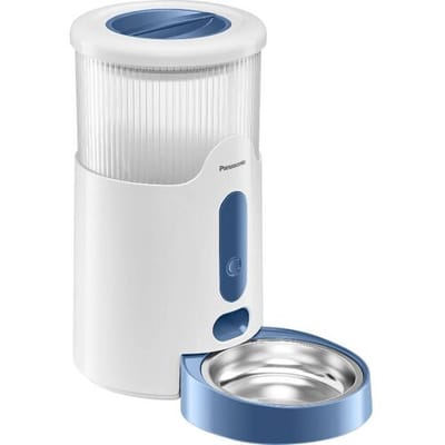 Panasonic CP-JNF01CW Automatische voederbak 2.8 l Kat, Hond Wit, Blauw App-besturing 1 stuk(s) CP-JNF01CW