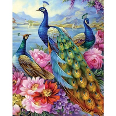 5D DIY Diamond schilderij zeilboot diamant borduurwerk de vogel strass Home Decor foto 20x30cm