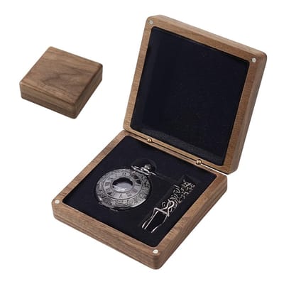 Dailygoods- Horloge Box Draagbaar - Houten Horloge Doos - Enkele Horloge Gift Box - Sieraden Opslag - Organizer voor Mannen/Vrouwen - Kussen Inbegrepen - Horlogedoos