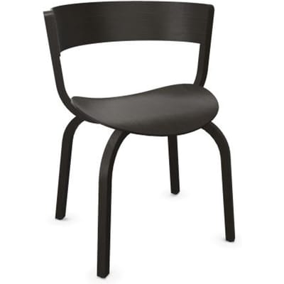 Thonet - 404 F stoel - zwart gebeitst