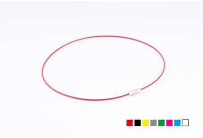 Drahtseil, verschraubbar, 8-teilig, farbig, 10cm