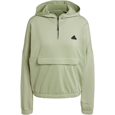 Adidas City Escape Fleece Hoodie Groen XL Vrouw