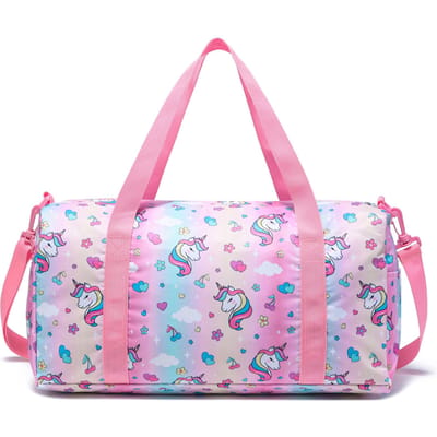 Luxe Nieuwigheid Eenhoorn Zeemeermin 3D Print Grote Capaciteit Reistassen Vatvormige Crossbody Tas Buitensporttassen Sportschool Yoga Tas