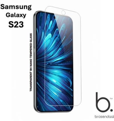 Brosendaal Screenprotector geschikt voor Samsung Galaxy S23 - 9H Nano Coating - Ultradun - Maximaal Kras- en Valbestendig