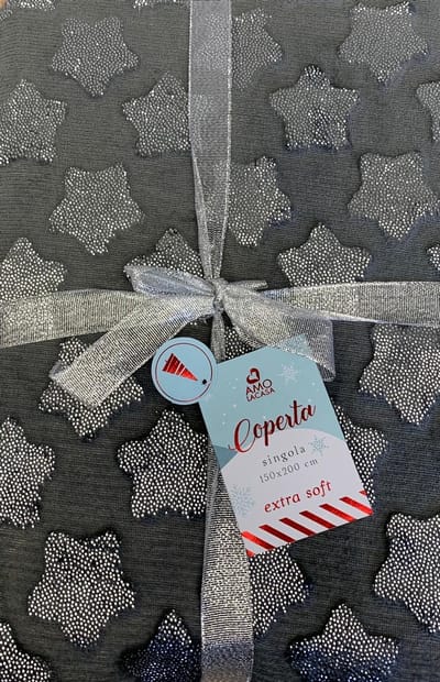 Amo la Casa Coperta Fleece deken extra zacht grijs 150x200 cm
