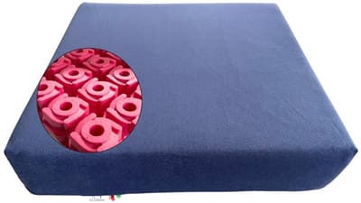 Dailygoods- Anti-decubitus Kussen Maximaal Comfort - Zitkussen Orthopedisch - Traagschuim - Polyurethaan - Ergonomische Ondersteuning - 40x40x9 cm