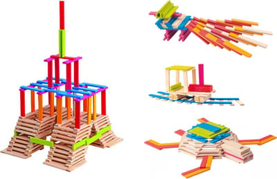 Woody Woody 200 houten plankjes in ton 95004