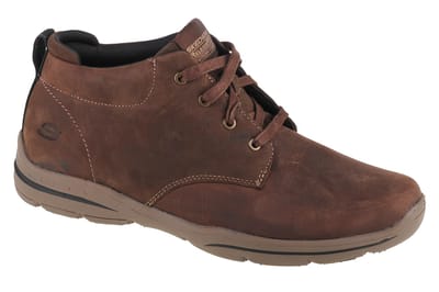 Skechers Harper Melden, bruine veterschoenen heren 42 bruin