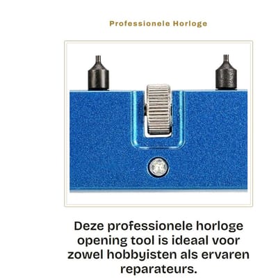 Dailygoods - Professionele Horloge Opening Tool - Veilige en Duurzame Metaal Wrench voor Reparaties