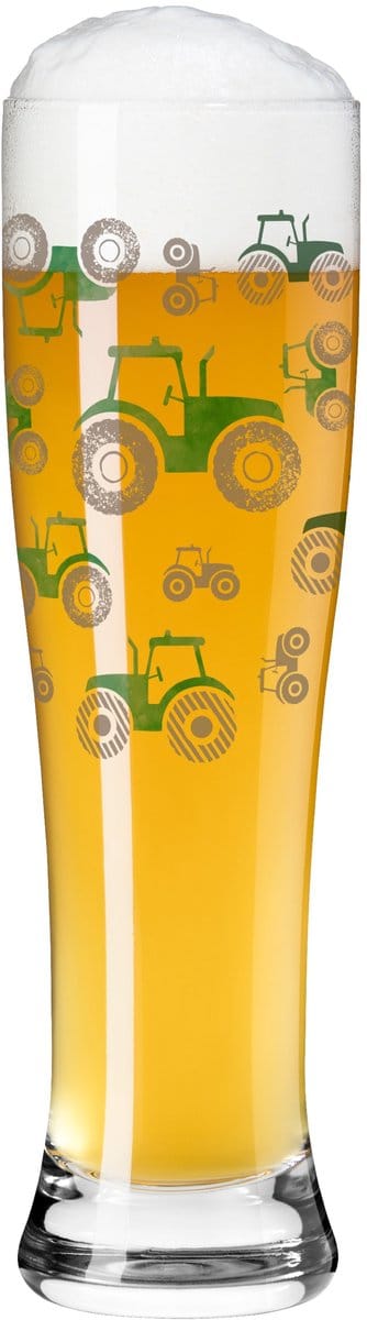 Ritzenhoff Bierglas Weizen - Tractor Design - Kristalglas - 646 ml - Bier Glas - Weizenbierglas - Geschikt voor de Vaatwasser