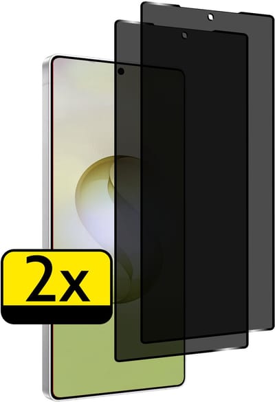 Screenprotector - Geschikt voor Samsung Galaxy S26 Ultra - 2 Stuks - Privacy Filter - Beschermglas - Gehard Glas - Tempered Glass - Screen Protector