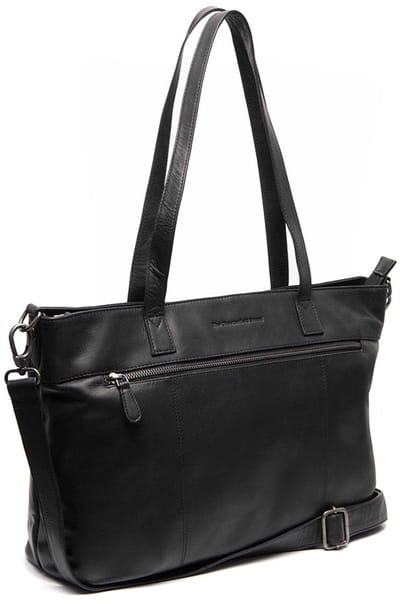 The Chesterfield Brand Osira Waxed Pull Up Shopper - Zwart