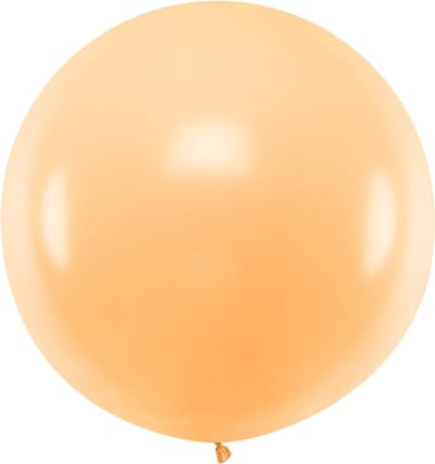 PARTYDECO - Reuze perzik latex ballon 1 m