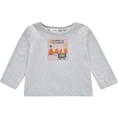 Louise Misha Tee Orion Dark Cloud Size: 9M | T-shirts Outlet | Unisex | Grijs