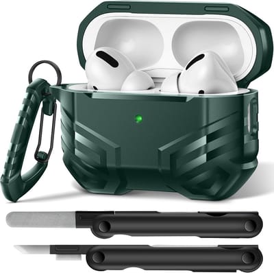 Robuuste Airpods Pro Hoesjes (2e & 1e Generatie) - Militaire Bescherming & MagSafe Compatibel