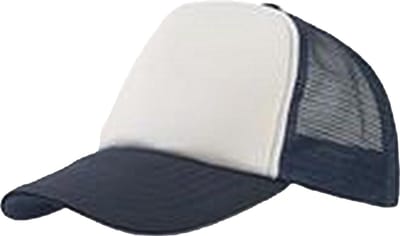 Atlantis Rapper 5 Panel Trucker Cap (Marine / Wit)