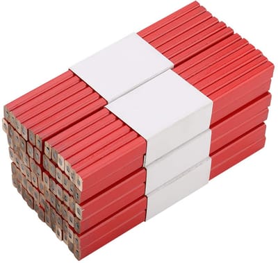 Dailygoods- Timmermanspotlood Hoogwaardige Hout - 72 Stuks - Comfortabel Gebruik - Duidelijke Markering - Schokbestendig - Makkelijk te Slijpen - Bouwpotlood