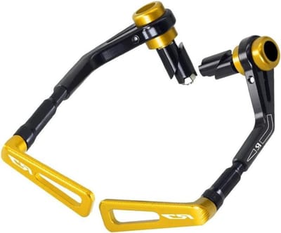 Motorfiets Handbescherming - Remhendel beschermers - Bescherming tegen wind - Flexibele impact absorptie - 300 g - Goud