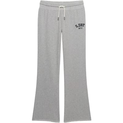 Vrouwelijke geborduurde flare joggingbroek Superdry Athletic