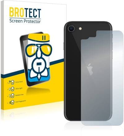 Screenprotector voor Apple iPhone SE 2 / SE 3 (Achterkant) Beschermglas transparant