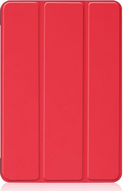 Hoesje - Geschikt voor Apple iPad Air 6 (2024) - 13 inch - 6e Generatie - M2 - Dun & Stevig - Trifold Bookcase - Hard Cover - Hardcover Book Case - Tablet Hoes - Rood
