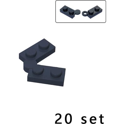 20Sets 2429 2430 19954 73983 Scharnierplaat 1x4 Draaibaar MIJN EIGEN CREATIE Onderdelen Passende Blokken DOE-HET-ZELF Assembleren Bouwstenen Deeltje Kind Speelgoed
