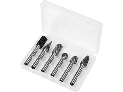 Yato YT-61729 - Metalen Freesset - 6 Stuks - Tungsten Carbide - Professioneel