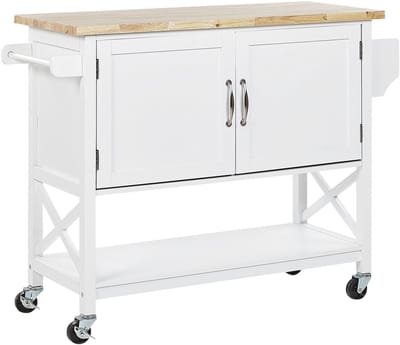 MELE - Keukentrolley - Wit - MDF