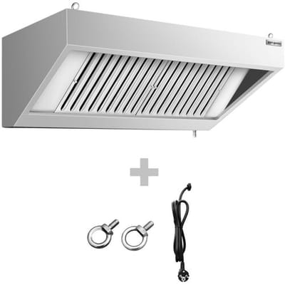 GGM Gastro Wandhaube - 1200mm - mit Filter & Lampe