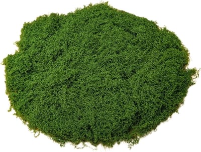 Realistisch ogende kunstmos 50g - Natuurlijke groene lichen voor plantenpot, knutselen en tuindecoratie - Duurzaam en veelzijdig gebruik