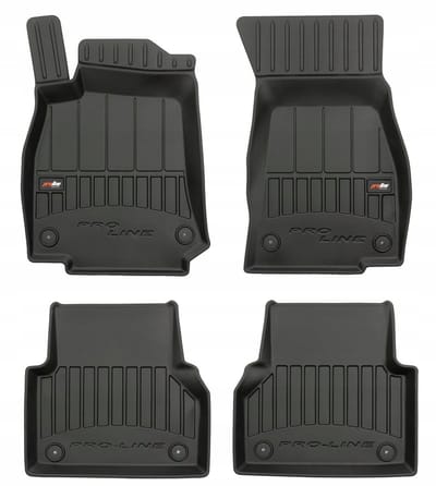 Frogum No.77 - Automatmatten - Geschikt voor Audi A7 Sportback II vanaf 2018 - 3D Pasvorm - Hoge Rand 6cm - TPE Rubber