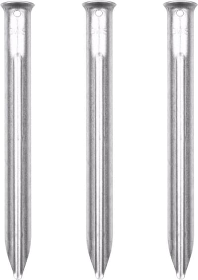 Tent haringen extra stevig - Voordeelset van 20x stuks - 24 cm - Metaal - Tentharingen - Kampeer spullen - Outdoor kwaliteit - Camping