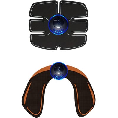 Elektrische spierstimulator EMS Draadloze billen Heuptrainer Abdominale ABS-stimulator Fitness Body Slimming Massager Abdomen-Hip-USB