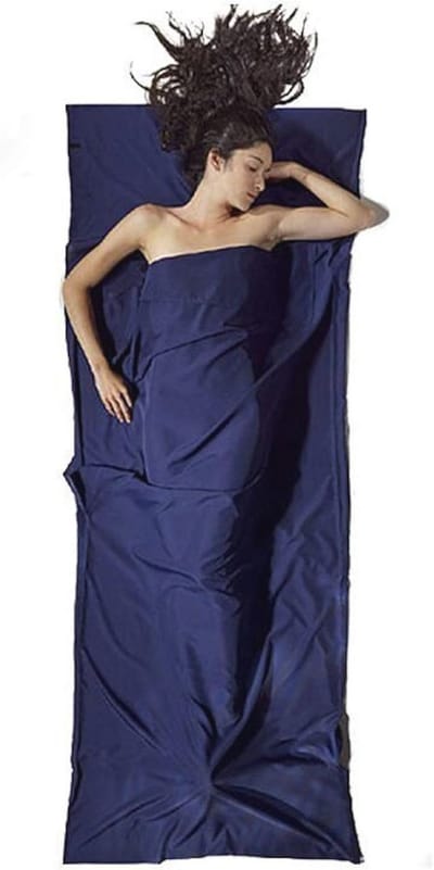 Draagbare reisslaapzak microvezel 75 x 210 cm voor hostels, reizen, en meer