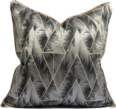Decoratieve kussenhoezen - Kussenslopen vierkant - Woonkamer decoreren - Gouden leren stiksels - 45 x 45 cm - Goud