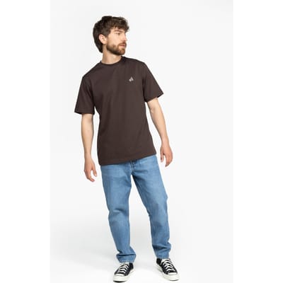 A-DAM Iconic Tee Cap Adam Chocolate Brown Size: S | T-Shirts Outlet | Heren | Bruin
