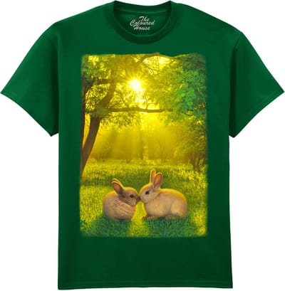 Konijnen Summer Love Bunnies The Coloured House T-shirt M
